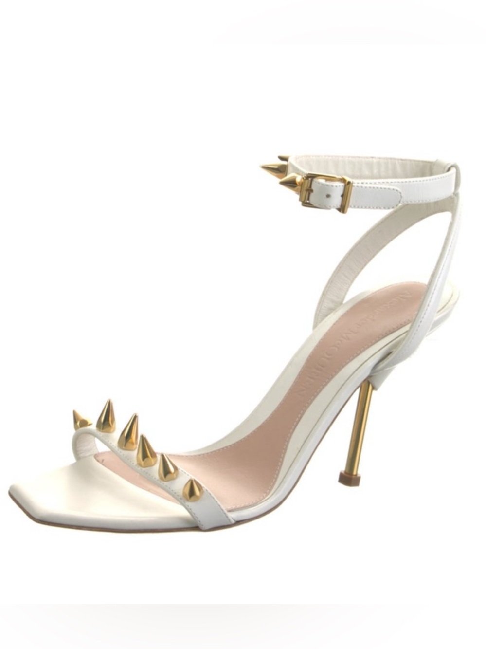 Alexander McQueen Patent Leather Studded Heels